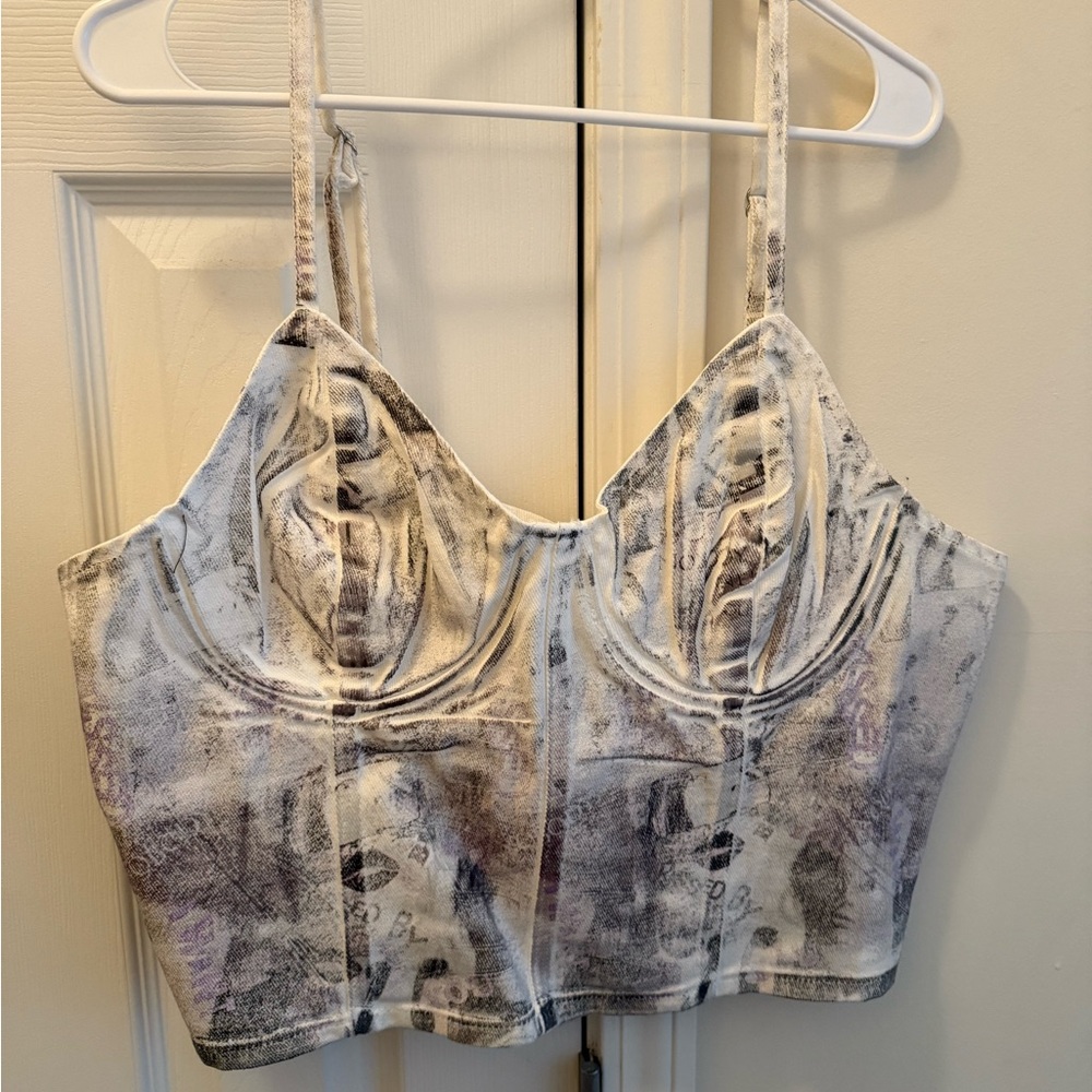 Women's Printed Crop Top